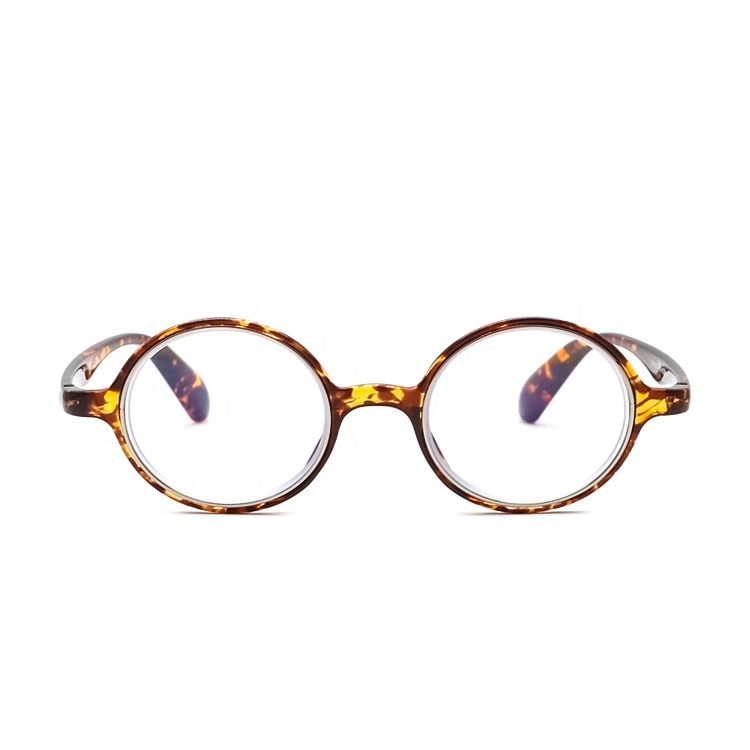 Classic Retro Slim Reading Glasses Small Round Tr90 Frame Light Eyewear for Wholesale