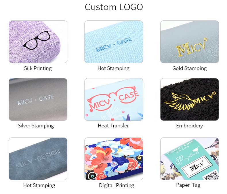 Bestclean Hot Sale Custom logo Hard Shell Glass Case Eyeglass case High Quality Portable Black Glasses Hard case A22-T63