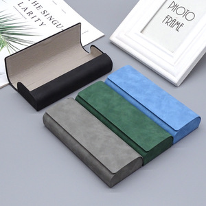 China Wholesaler Sunglasses Leather Case Logo Shade Custom Glasses Case Pu Leather Eyewear Fashionable Glasses Case