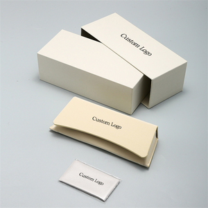 PU Leather Glasses Case with Paper Gift Box