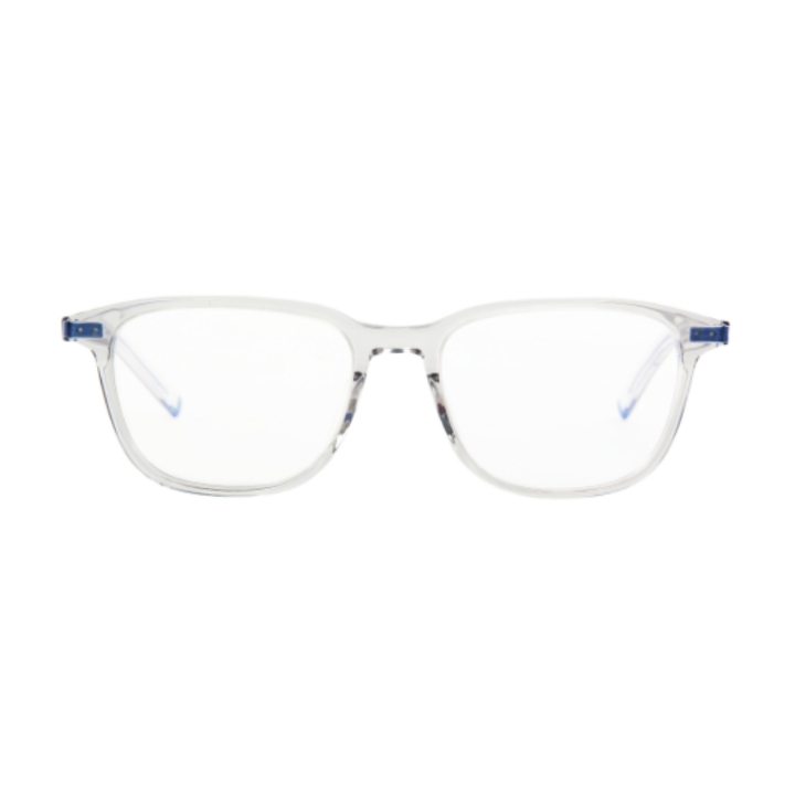 New Blue Transparent Square Full-Rim Comfortable Unisex Acetate Optical Frame Simple Fresh Versatile Style JNLOO 682707