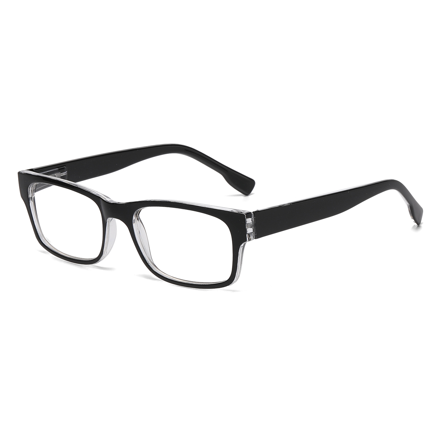 Rectangle Reading Glasses for Men Lightweight Plastic Frame Presbyopic Readers Wholesale