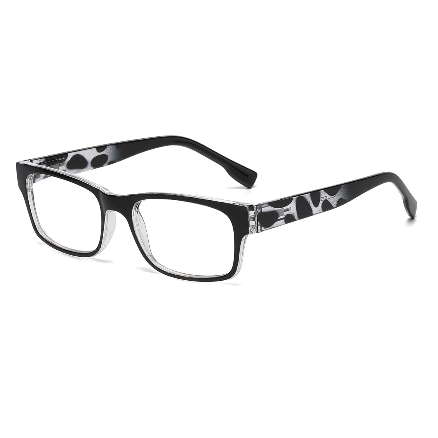 Rectangle Reading Glasses for Men Lightweight Plastic Frame Presbyopic Readers Wholesale