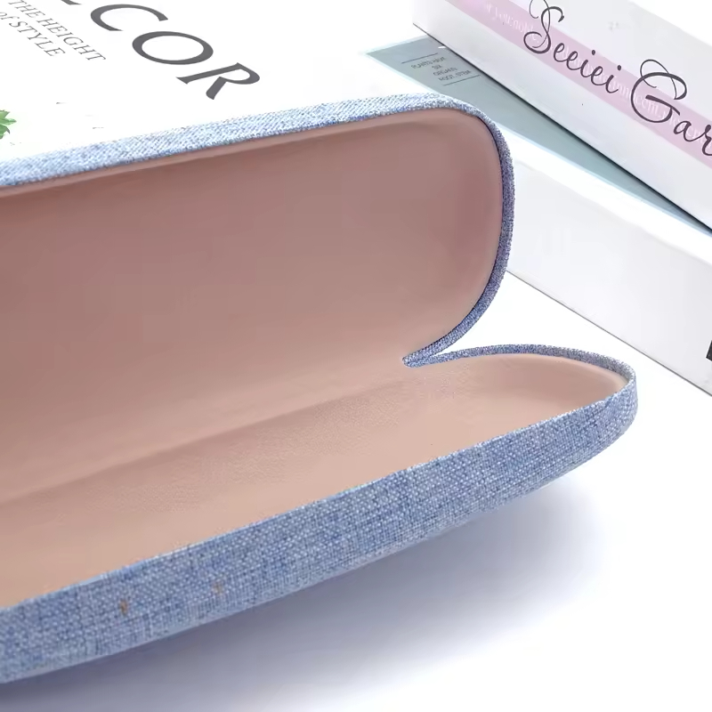 Wholesale Sunglasses Packaging High Quality Custom Logo Eyeglass Cases Metal Optical Glasses Box Eyewear Glasses Case