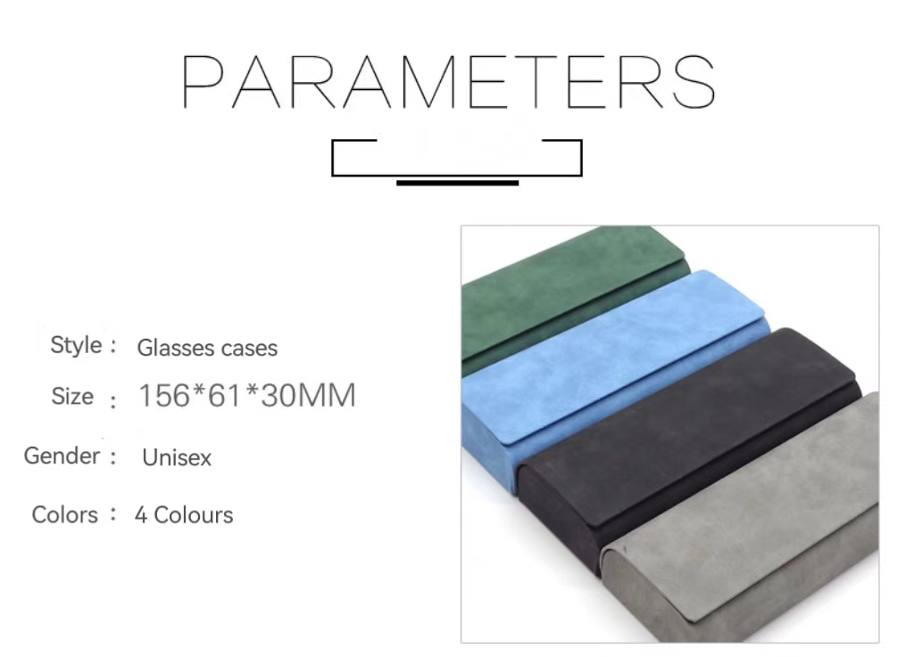 China Wholesaler Sunglasses Leather Case Logo Shade Custom Glasses Case Pu Leather Eyewear Fashionable Glasses Case