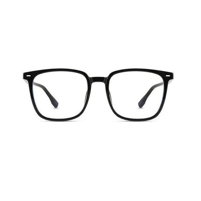 New Color-Changing PAISHEO Reading Glasses High-Value Slimming Square Black Thick Frame Professional Blue Light Blocking Unisex