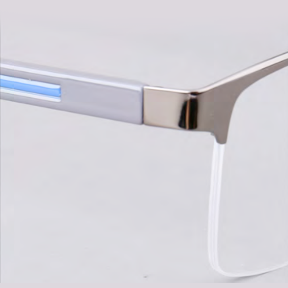 BONA Fashion Metal Glasses Frame Half Frame Eyeglasses Optical Eyewear Frames