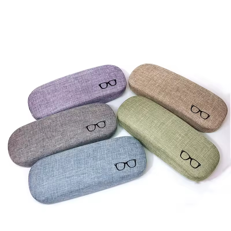 Wholesale Sunglasses Packaging High Quality Custom Logo Eyeglass Cases Metal Optical Glasses Box Eyewear Glasses Case