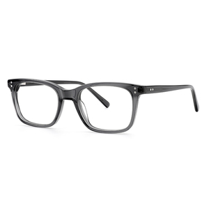 Luxury Hand Polish Acetate Optical Frame Vintage Square