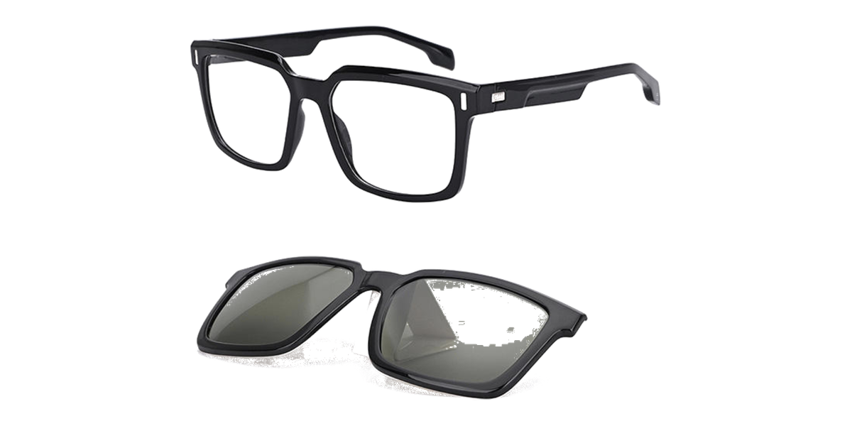 Elistro Lhotse EL10461 grey square metal optical frame