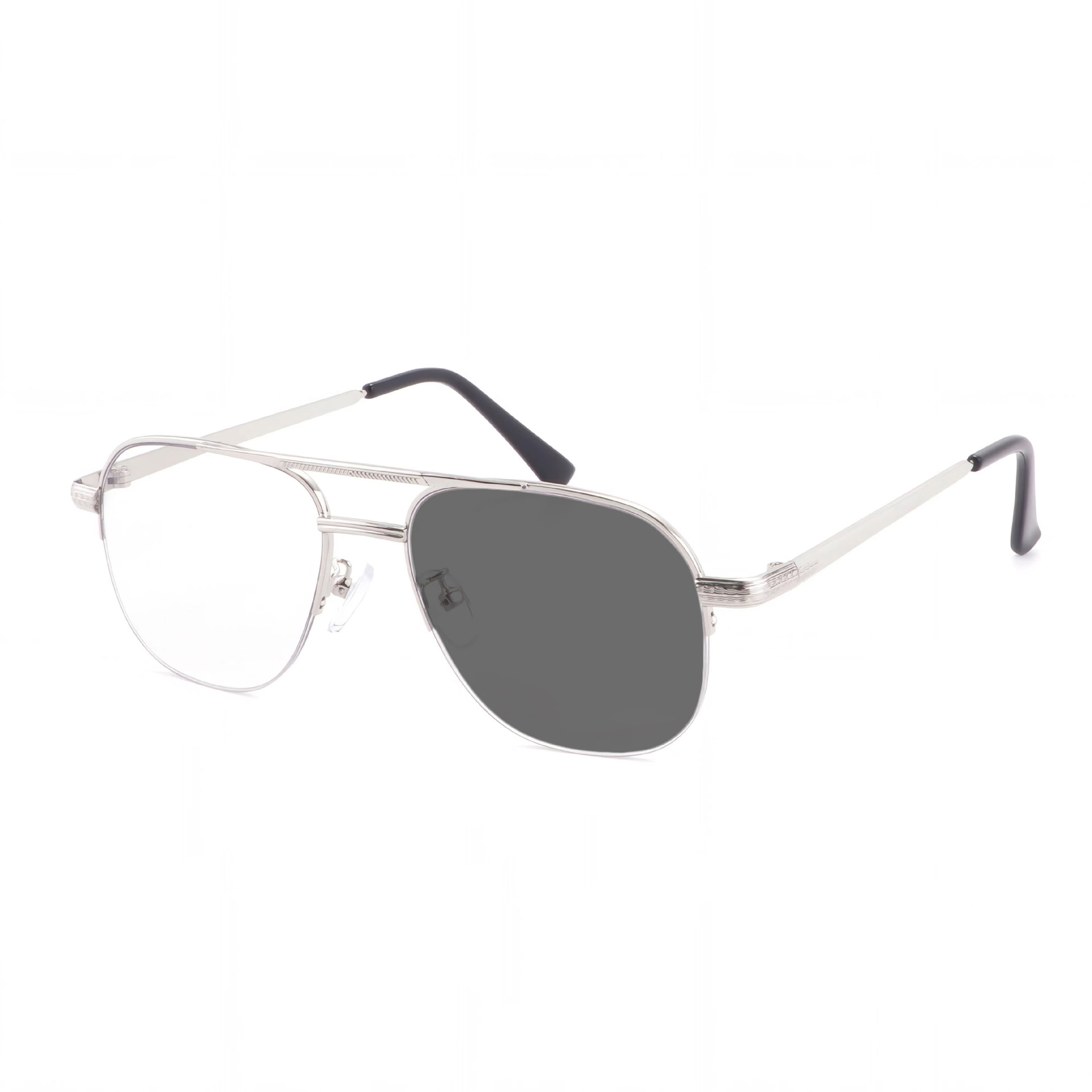 Large Metal Eyewear Men for Photogray Glasses Anti Blue Light HMC Coating Multifocal Progressive Reading Glasses Myopia