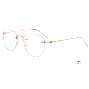 Aviation Rimless Metal Optical Prescription Frames
