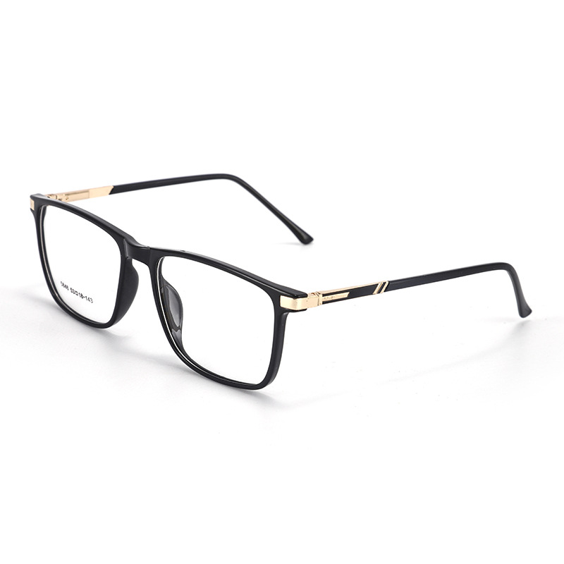 Wholesale Retro Vintage Metal Optical Frame Men Square Full Rim Eyeglasses Luxury Designer Style Optical Frames for Daily Use
