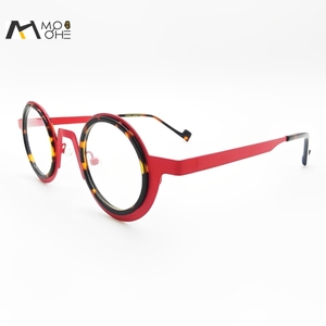 Vintage Pure Titanium and Acetate Optical Eyewear for Women Progressive Prescription Glasses