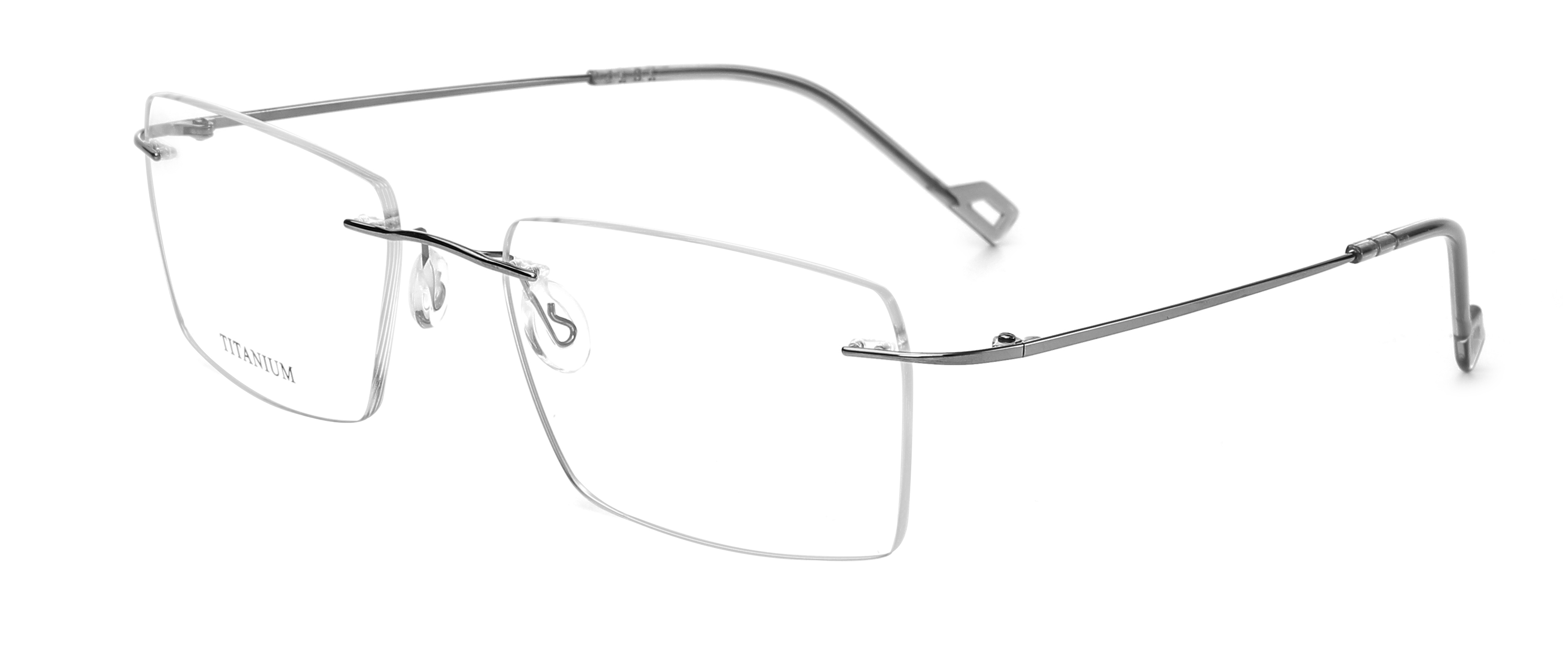 Eyeglasses Frames Beta Titanium Rimless Suppliers Eyeglasses Eyewear Frames Eye Glasses Men Titanium