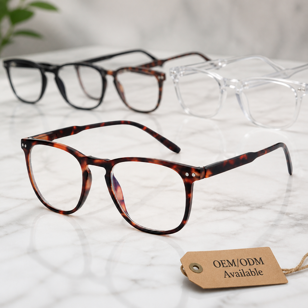 Classic Vintage Rectangle PC Prescription Optical Frames Square Anti Blue Light Blocking Computer Glasses Anti Glare Women Men