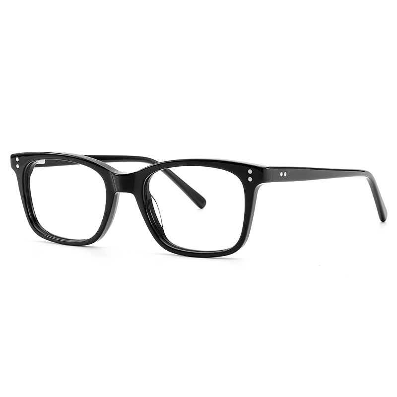 Luxury Hand Polish Acetate Optical Frame Vintage Square Optical Eyewear Spectacle Frames Bulk