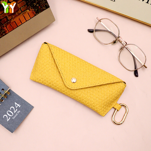 Portable Soft PU Leather Sunglasses Case
