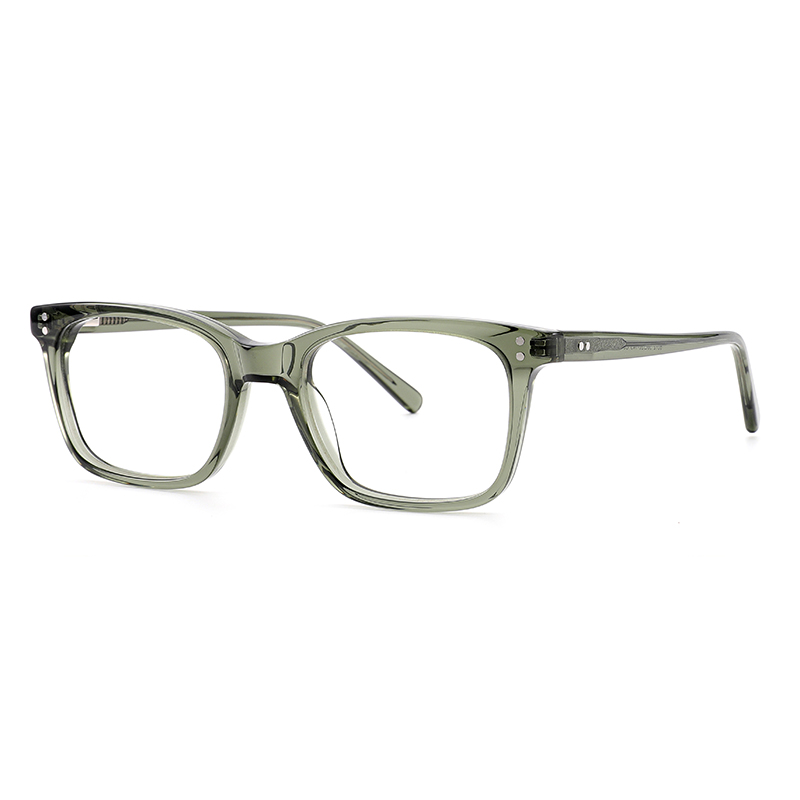 Luxury Hand Polish Acetate Optical Frame Vintage Square Optical Eyewear Spectacle Frames Bulk