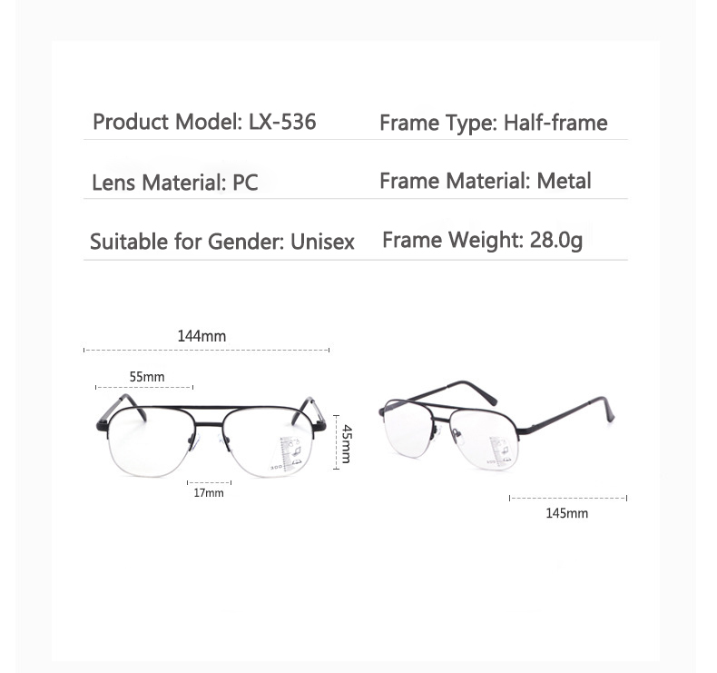 Large Metal Eyewear Men for Photogray Glasses Anti Blue Light HMC Coating Multifocal Progressive Reading Glasses Myopia