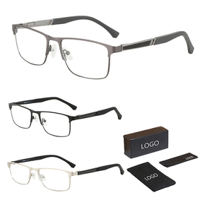 New Arrival High Quality Custom Square Reading Glasses Classic Carbon Fiber Optical Eyewear Frames for Men Rectangle Style