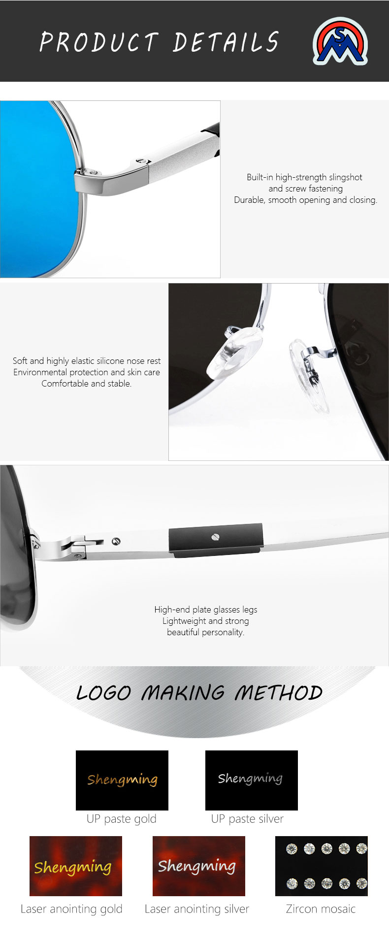 Eyewear Craftsmanship and Details