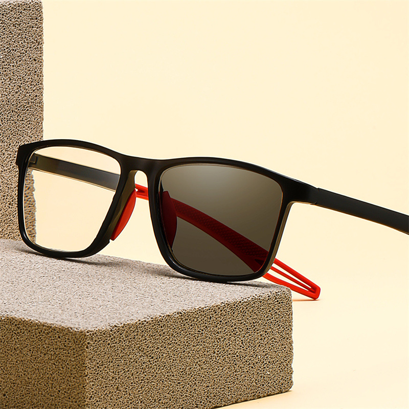 Progressive Photochromic Reading Glasses Anti Blue Light Wholesale OEM Custom TR Frame Men Women Spring Hinge CE Factory