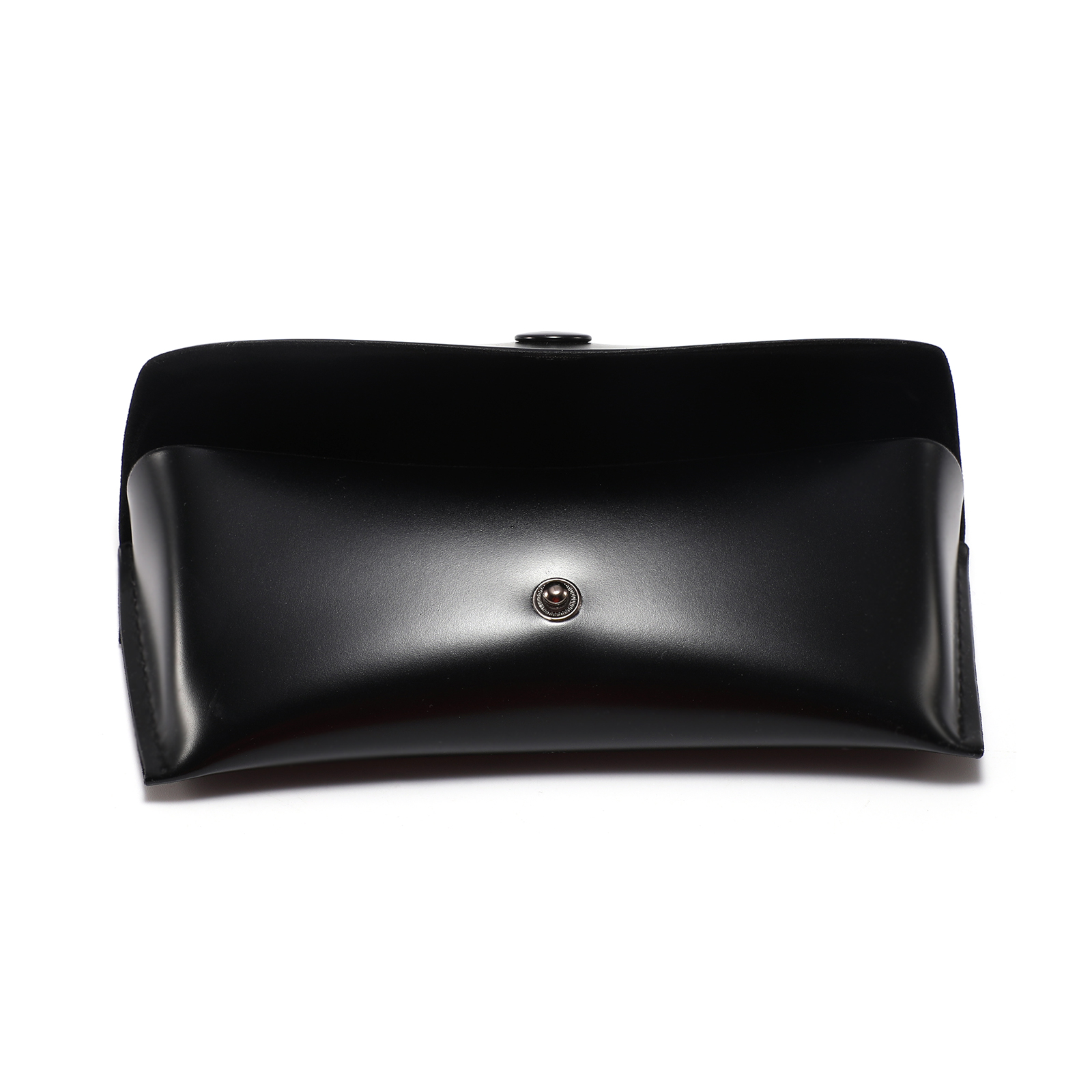 Wholesale Custom Logo PU Leather Folding Glasses Case Semi Hard Protective Sunglasses Storage For Eyeglasses Packaging