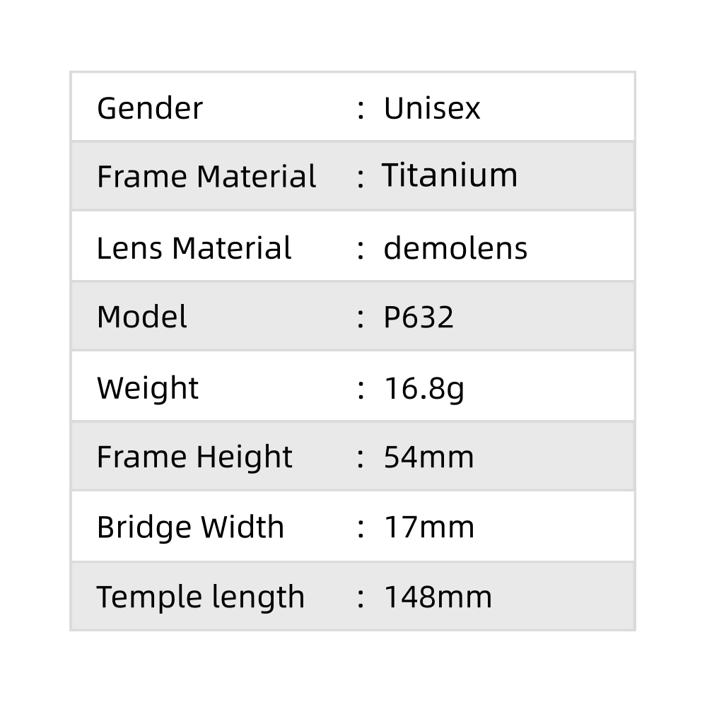 Business Half Frame Pure Titanium Glasses Fashionable Geometric Pattern Square Shape Classic Versatile Minimalist Unisex Adults