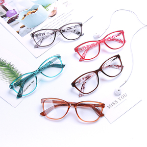 Men Square Anti Blue Light Reading Glasses