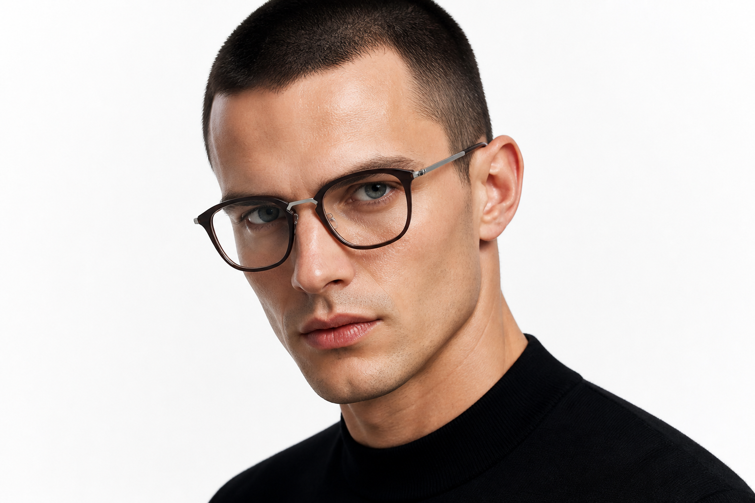 Metal Acetate Combination Glasses Frame Unisex Eyeglasses Frame Spectacle Frame Custom Bulk Wholesale Orders Daily Wear