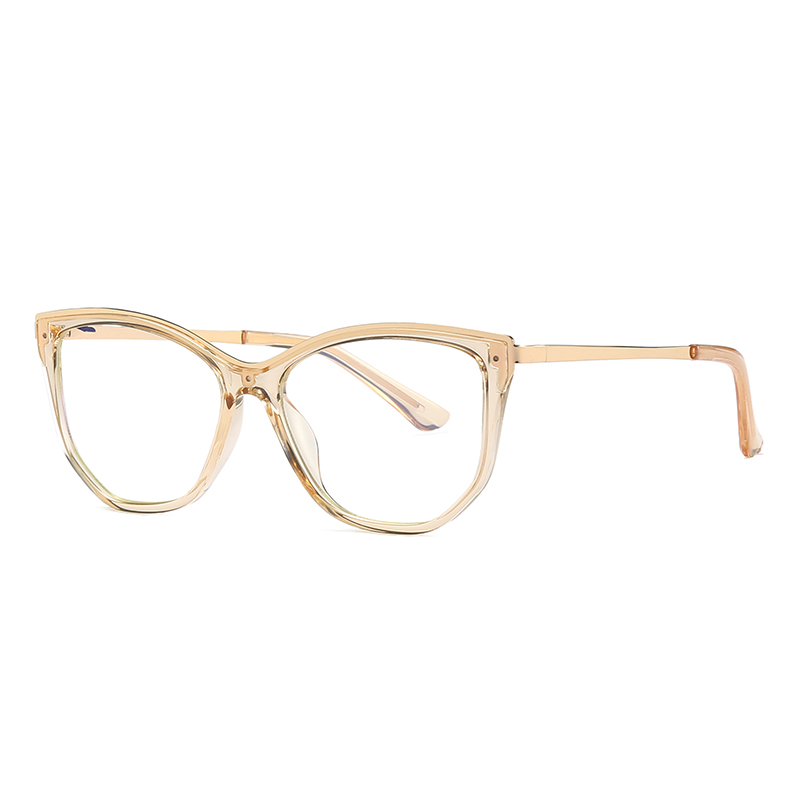 New Progressive Eyeglasses Free Sample Women Cat Eye United Japanese Different Shape Optical Frames Tr90 Guangzhou Transparent