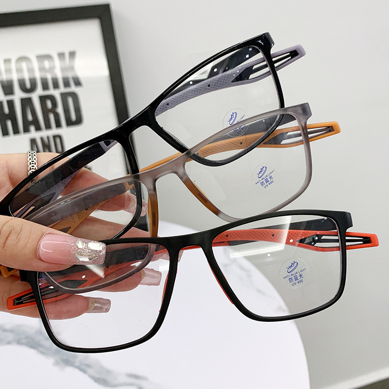 Wholesale High Quality Classical Unisex Reading Glasses Blue Light Glasses Squared Frame Presbyopic Cheap Read Glasses Men Women