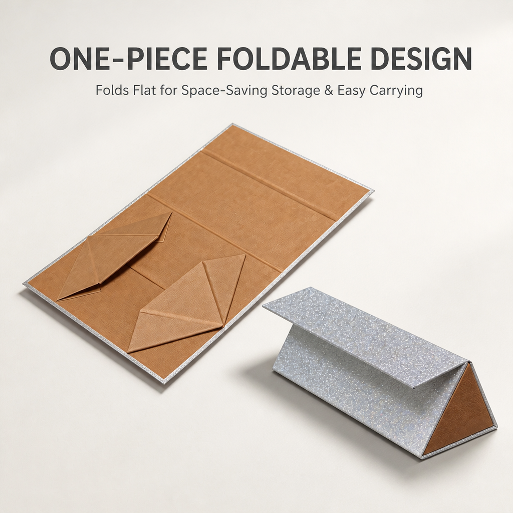 Custom Triangular Folding Eyeglasses Box Hard Cardboard One Piece Sunglasses Packaging Box Glasses Frame Case OEM ODM