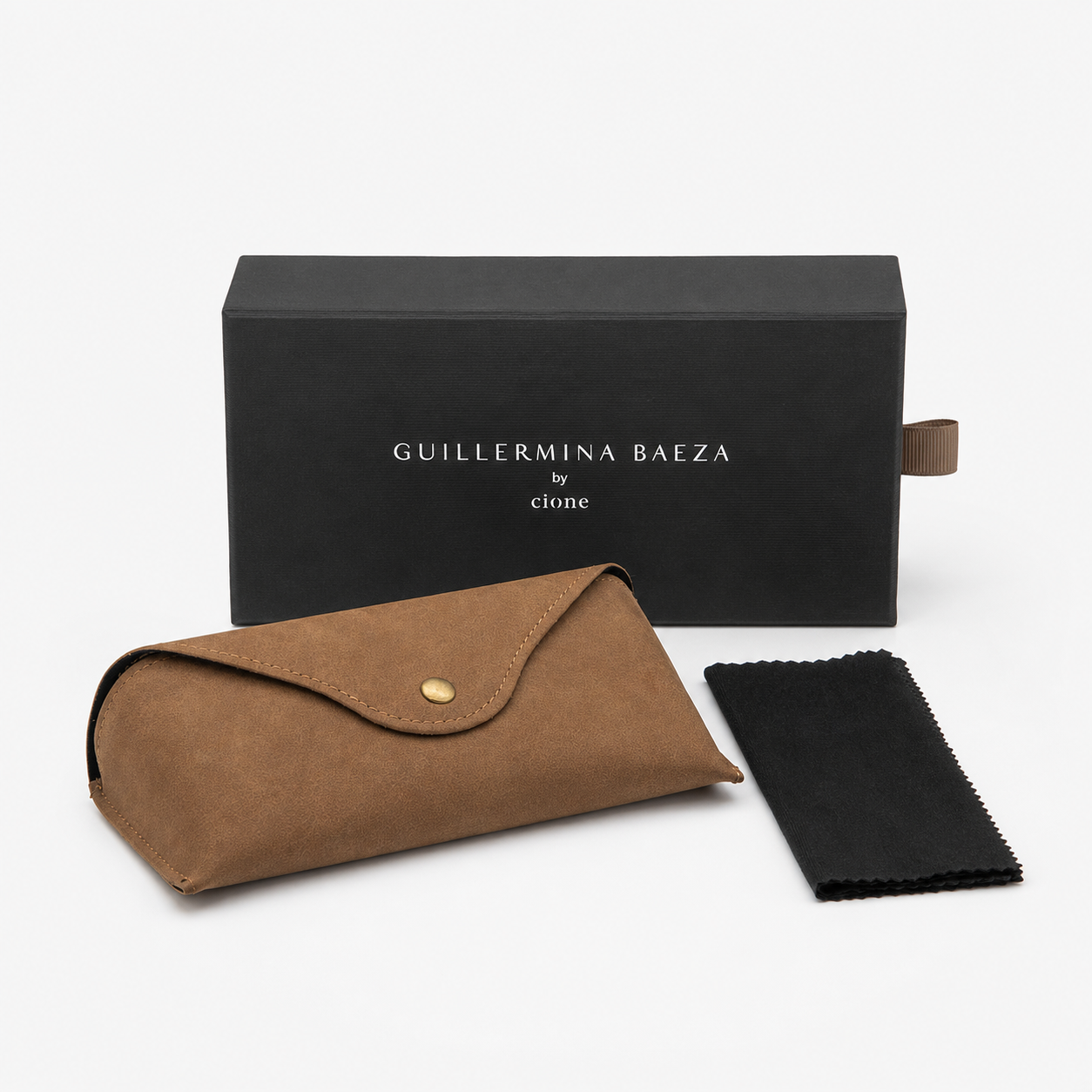 Luxury Custom Drawer Paper Box PU Leather Eyeglasses Pouch Sunglasses Gift Packaging Set With Custom Logo