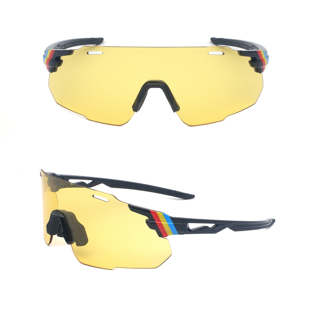 Oem Fashion Men Women Outdoor TR90 Rimless Sport Glasses Bike Cycling Sunglasses