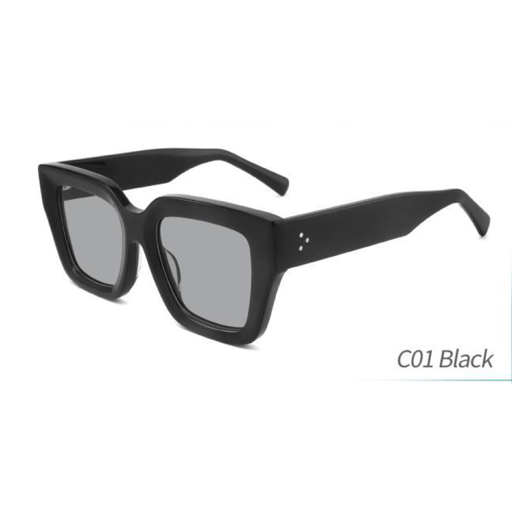 Acetate Square UV400 Full Rim Durable Optical Frames Wholesale Eyeglasses Factory Fashion Bold Frame Unisex Glasses Supplier