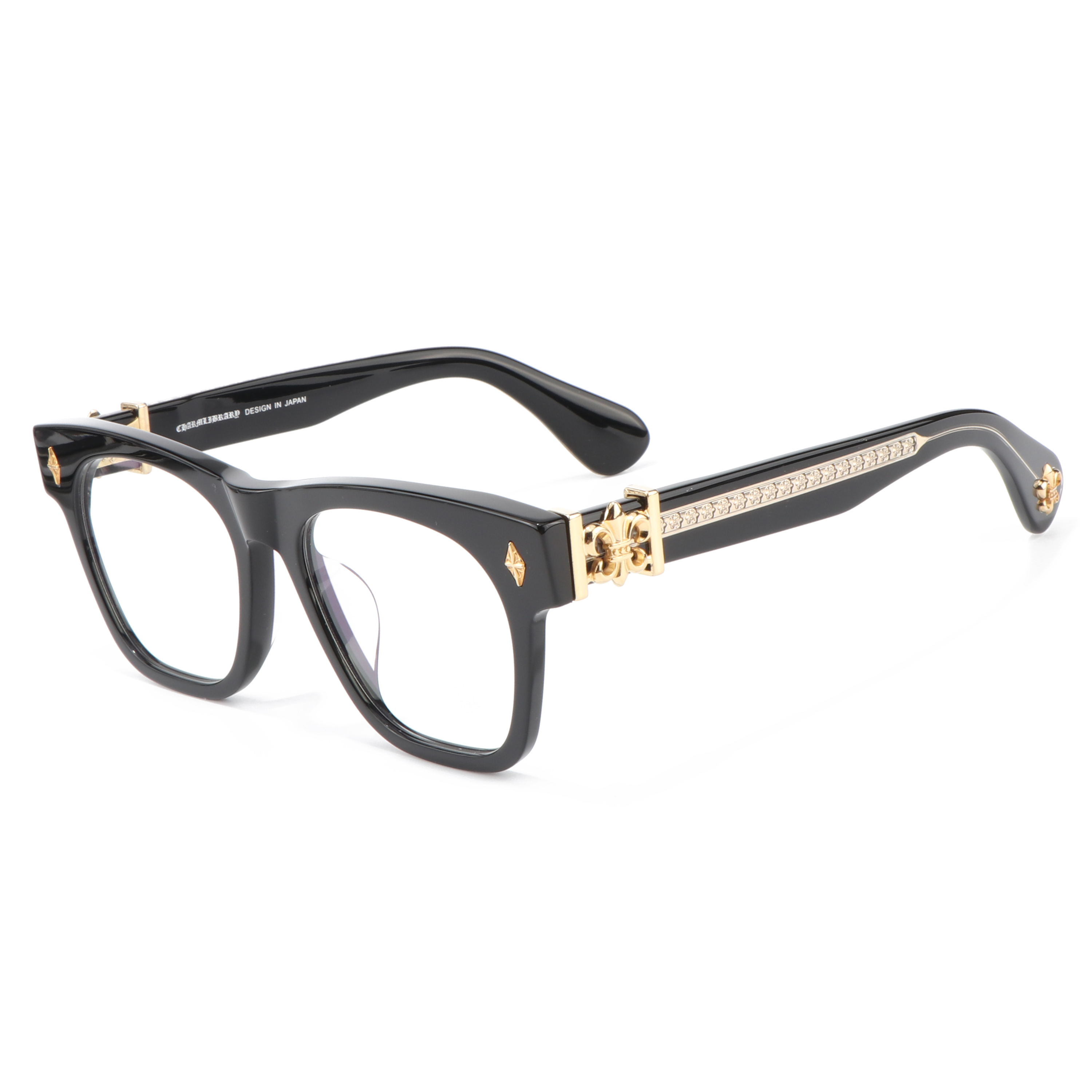 Silver Transparent Brown Optical Prescription Bifocal Acetate Premium Classic Style Luxury Unisex clear Eyeglasses Frame Glasses