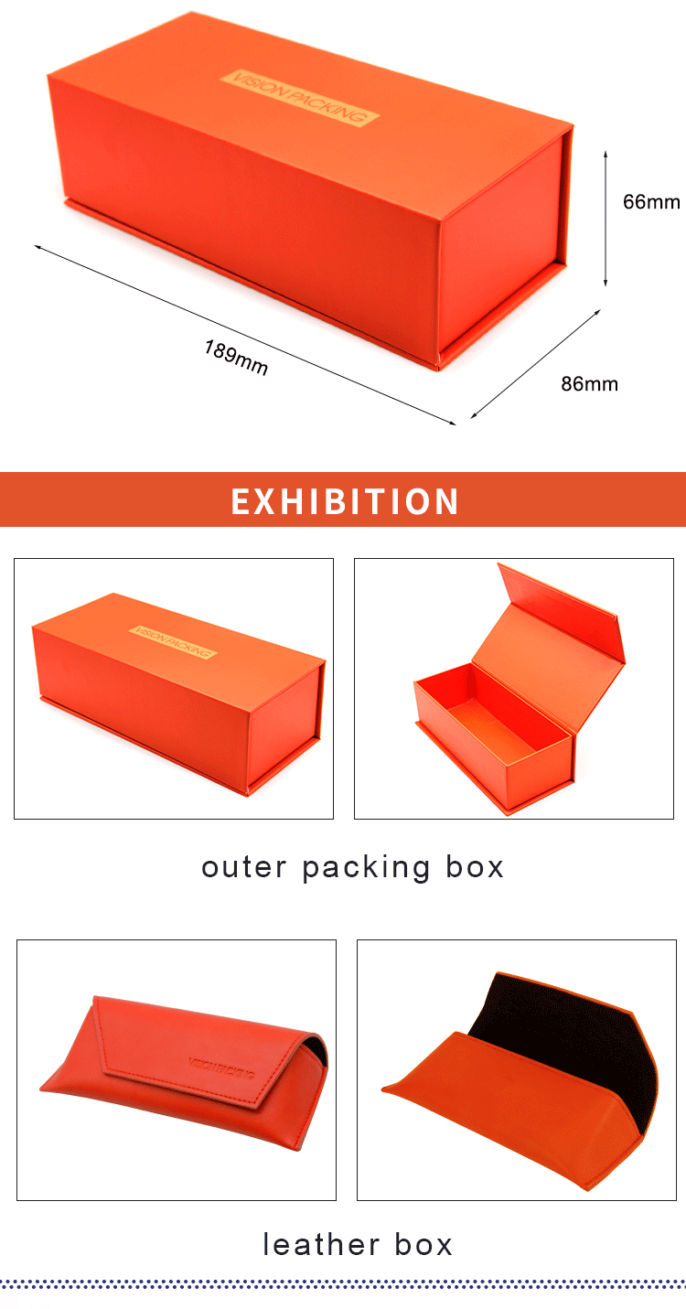 Cardboard Sunglasses Packaging Box Detail 2