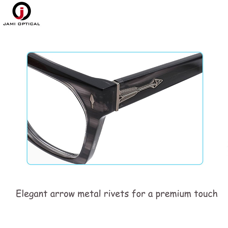 High Quality Retro Acetate Glasses Frames Custom Logo Spectacle Frames Unisex Optical Eyewear OEM/ODM Low MOQ