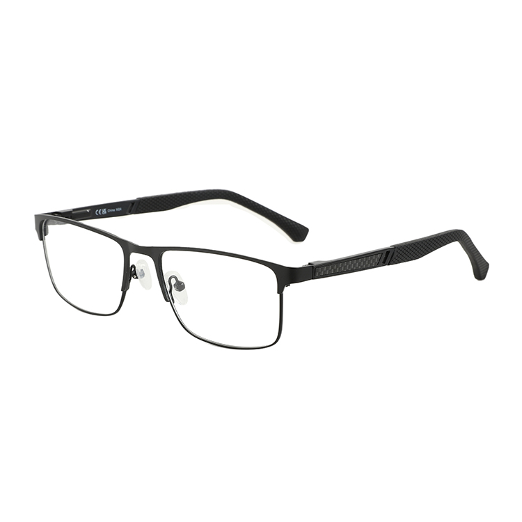 New Arrival High Quality Custom Square Reading Glasses Classic Carbon Fiber Optical Eyewear Frames for Men Rectangle Style
