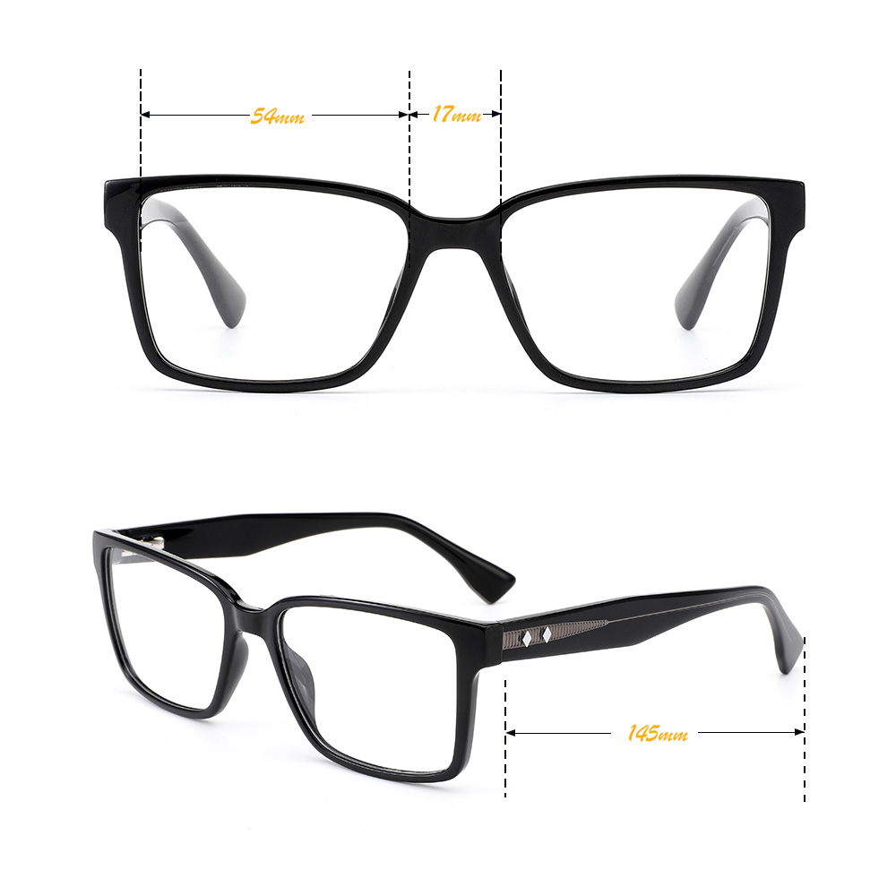 Luxury Design Prescription Optical Glasses High Quality Thin Acetate Blue Light Blocking CE Standard Optical Frame Unisex