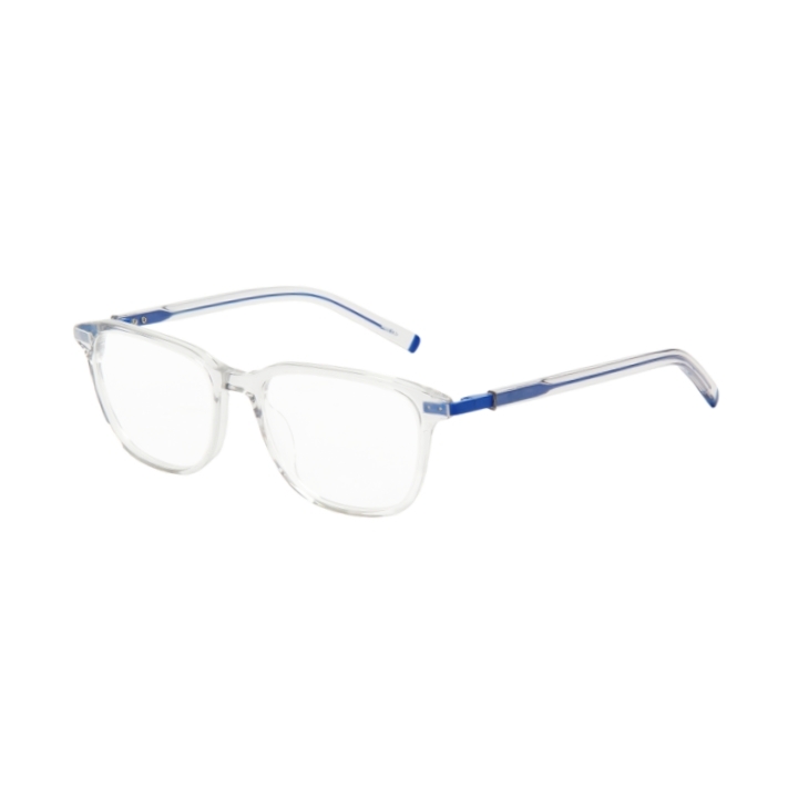 New Blue Transparent Square Full-Rim Comfortable Unisex Acetate Optical Frame Simple Fresh Versatile Style JNLOO 682707