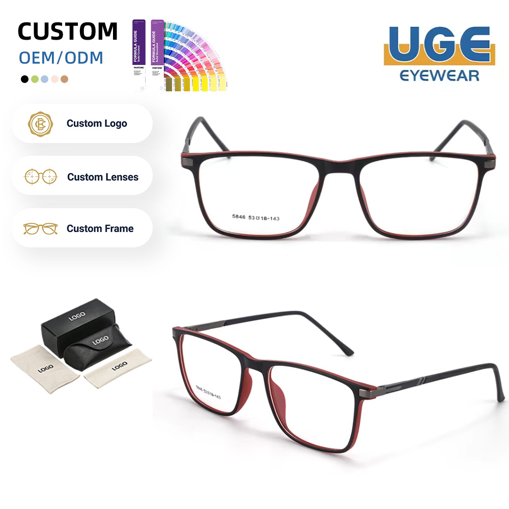 Wholesale Retro Vintage Metal Optical Frame Men Square Full Rim Eyeglasses Luxury Designer Style Optical Frames for Daily Use